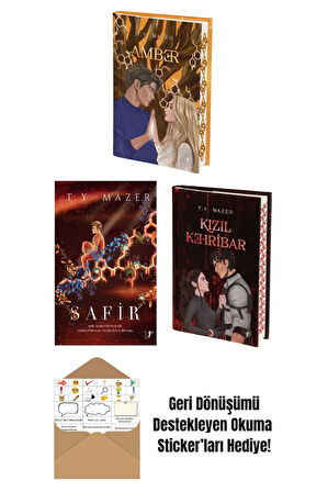 T. Y. Mazer 3 Kitap Set  + Okuma Sticker'ları