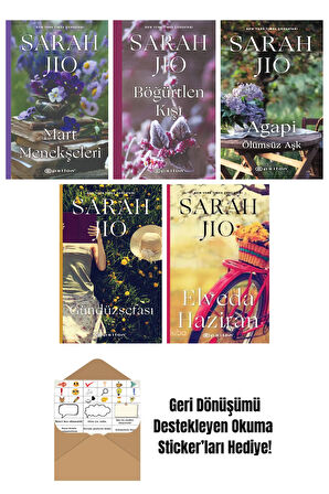 Sarah Jio 5 Kitap Seti + Okuma Sticker'ları