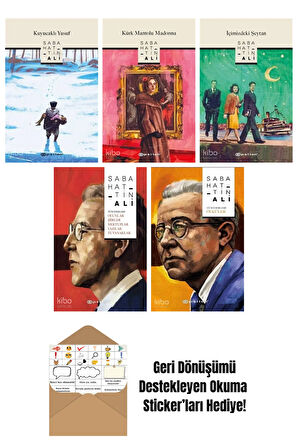Sabahattin Ali 5 Kitap Seti + Okuma Sticker'ları