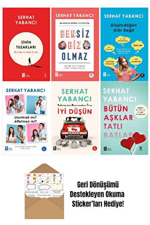 Serhat Yabancı 6 Kitap Set + Okuma Sticker'ları