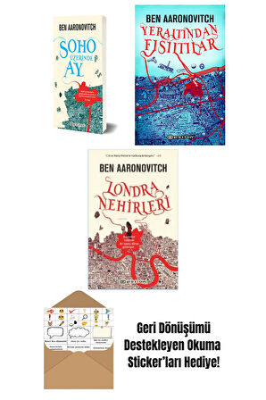 Ben Aaronovitch 3 Kitap Seti + Okuma Sticker'ları