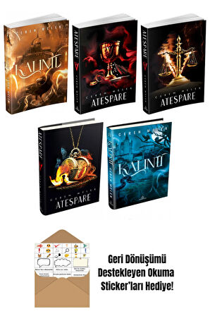 Ceren Melek 5 Kitap Seti + Okuma Sticker'ları