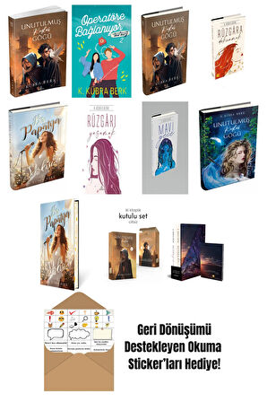 K. Kübra Berk 11 Kitap Seti + Okuma Sticker'ları