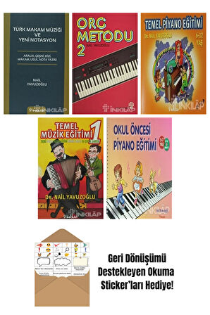 Nail Yavuzoğlu 5 Kitap Seti + Okuma Sticker'ları