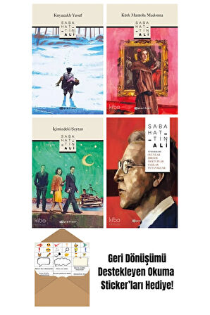 Sabahattin Ali 4 Kitap Seti + Okuma Sticker'ları