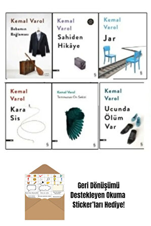 Kemal Varol 6 Kitap Set + Okuma Sticker'ları