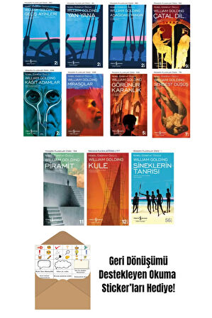 William Golding 11 Kitap Set + Okuma Sticker'ları