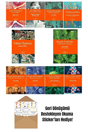 10 Kitap Bilim Seti + Okuma Sticker'ları