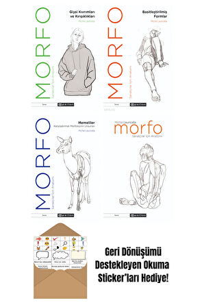 Michel Lauricella 4 Kitap Seti + Okuma Sticker'ları