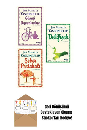 Şeker Portakalı 3 Kitap Set + Okuma Sticker'ları
