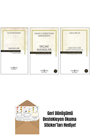 İş Bankası 3 Kitap Masal Seti + Okuma Sticker'ları