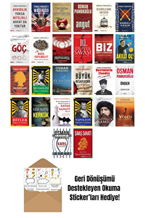 Osman Pamukoğlu 26 Kitap Seti + Okuma Sticker'ları
