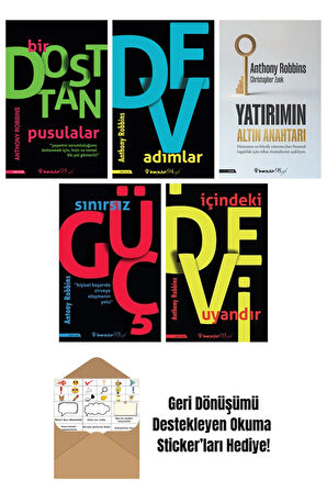 Anthony Robbins 5 Kitap Seti + Okuma Sticker'ları