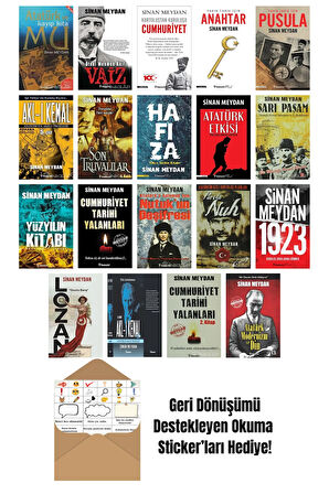 Sinan Meydan 19 Kitap Seti + Okuma Sticker'ları