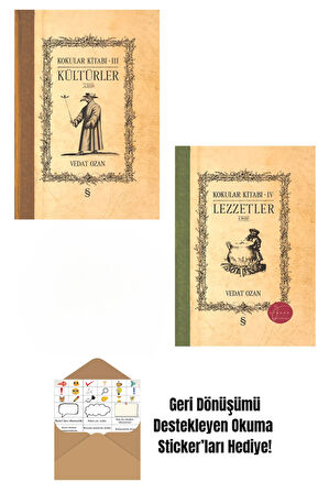 Vedat Ozan - Kokular Kitabı 3 ve 4 Set + Okuma Sticker'ları