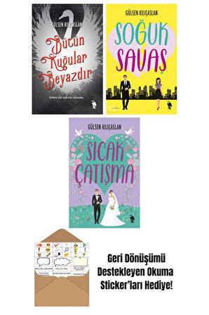 Gülsen Kılıçaslan 3 Kitap Seti + Okuma Sticker'ları