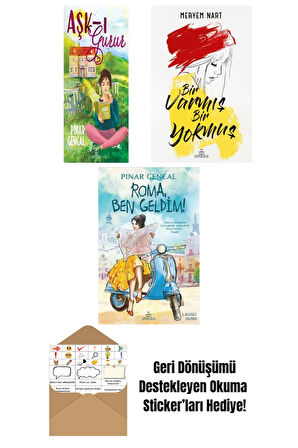 Pınar Gencal 3 Kitap Seti + Okuma Sticker'ları