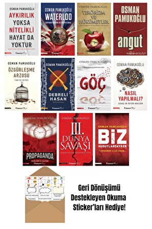 Osman Pamukoğlu 11 Kitap Seti + Okuma Sticker'ları