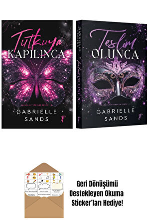 Tutkuya Kapılınca + Teslim Olunca 2 Kitap Set + Okuma Sticker'ları