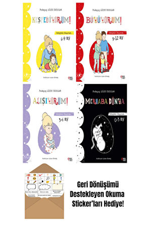 Gözde Erdoğan 4 Kitap Seti + Okuma Sticker'ları