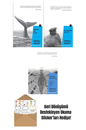 Ünsal Oskay 3 Kitap Seti + Okuma Sticker'ları