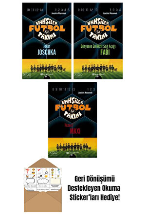 Joachim Masannek 3 Kitap Seti + Okuma Sticker'ları