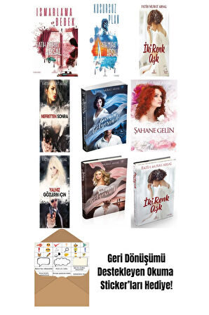 Fatih Murat Arsal 9 Kitap Seti + Okuma Sticker'ları