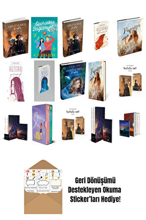 K. Kübra Berk 15 Kitap Seti + Okuma Sticker'ları