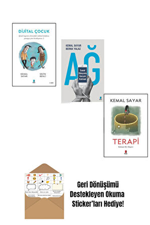 Kemal Sayar 3 Kitap Set + Okuma Sticker'ları