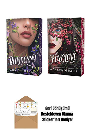 Belladonna + Foxglobe 2 Kitap Set + Okuma Sticker'ları