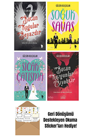 Gülsen Kılıçaslan 4 Kitap Seti + Okuma Sticker'ları