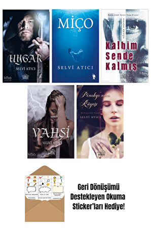 Selvi Atıcı 5 Kitap Seti + Okuma Sticker'ları