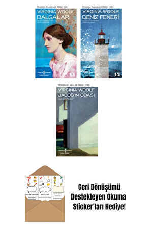 Virginia Woolf 3 Kitap Set + Okuma Sticker'ları