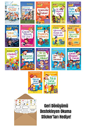 Dan Gutman 17 Kitap Seti + Okuma Sticker'ları
