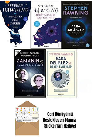 Stephen Hawking 5 Kitap Set Büyük Sorulara Kısa Yanıtlar