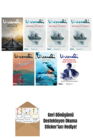 Zülfü Livaneli 7 Kitap Seti + Okuma Sticker'ları