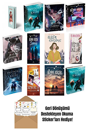 Dilara Keskin 12 Kitap Seti + Okuma Sticker'ları