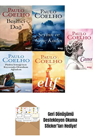 6 Kitap Set - Paulo Coelho + Okuma Sticker'ları