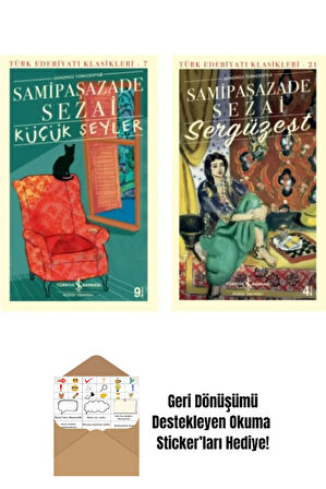 Samipaşazade Sezai 2 Kitap Set + Okuma Sticker'ları
