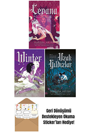 Ay Günlükleri Serisi 4-5-6. Kitaplar Set + Okuma Sticker'ları