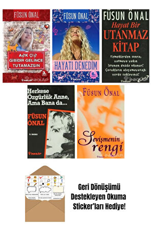 Füsun Önal 5 Kitap Seti + Okuma Sticker'ları
