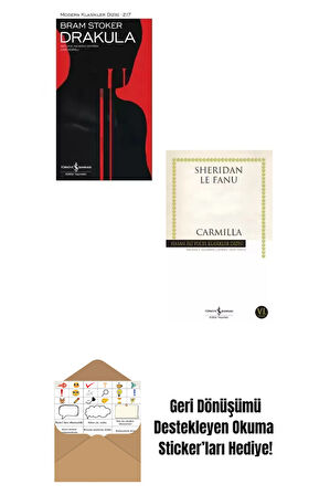 Vampir Klasikleri 2 Kitap Set + Okuma Sticker'ları