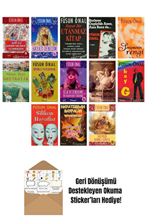Füsun Önal 13 Kitap Seti + Okuma Sticker'ları
