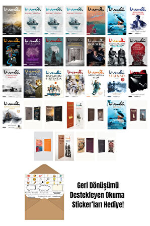 Zülfü Livaneli 32 Kitap Seti + Okuma Sticker'ları