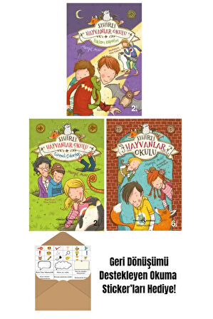 Sihirli Hayvanlar Okulu 3 Kitap Set + Okuma Sticker'ları