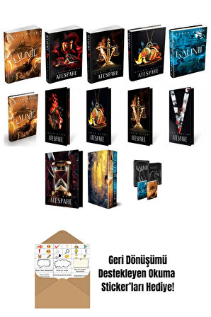Ceren Melek 13 Kitap Seti + Okuma Sticker'ları