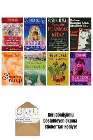 Füsun Önal 8 Kitap Seti + Okuma Sticker'ları