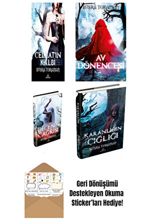 Büşra Toraman 4 Kitap Seti + Okuma Sticker'ları