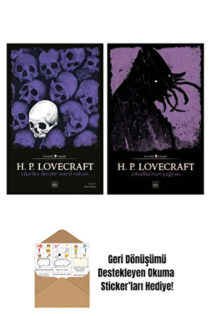H. P. Lovecraft 2 Kitap Set + Okuma Sticker'ları
