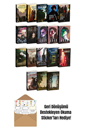 İthaki Pangea Kitaplığı 18 Kitap Takım + Okuma Sticker'ları